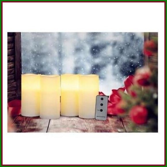Merry Moments Holiday Merry Moments 4 Pc Flameless Flickering